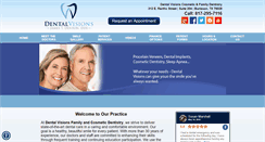 Desktop Screenshot of dentalvisions.com