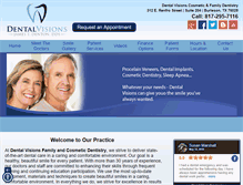 Tablet Screenshot of dentalvisions.com